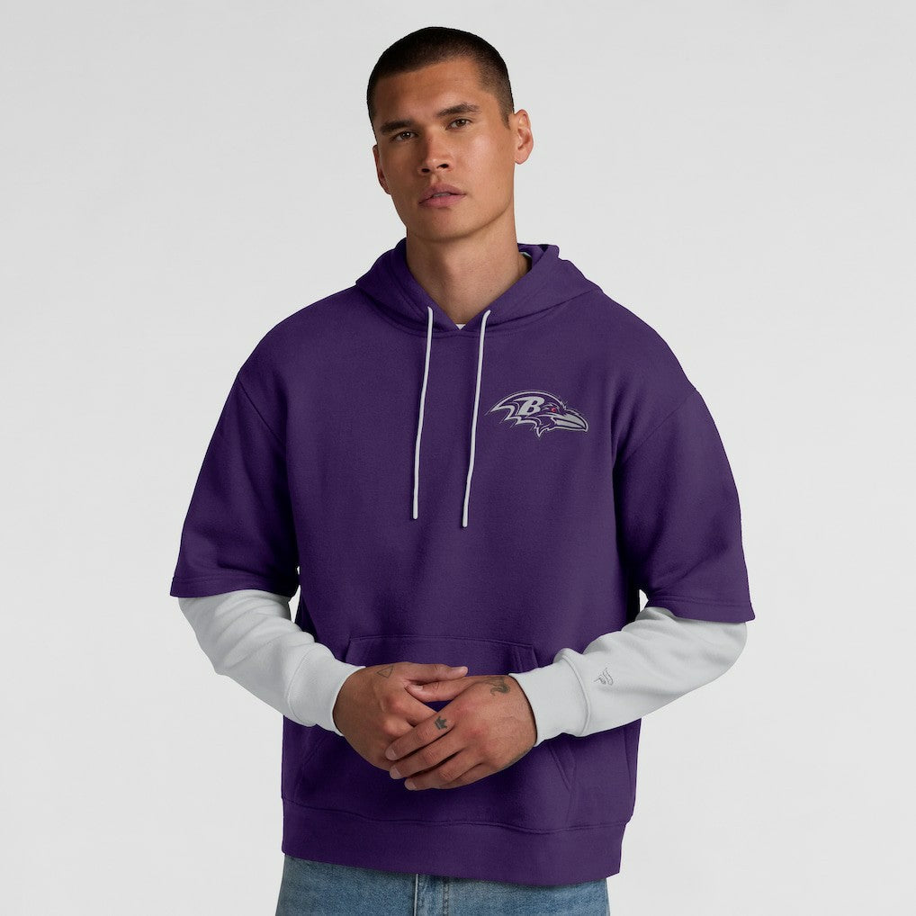 Unisex Sleek Elements Pullover Hoodie - Baltimore Ravens