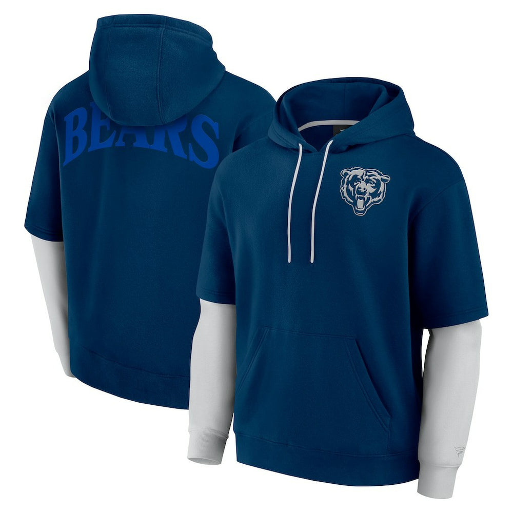 Unisex Sleek Elements Pullover Hoodie - Chicago Bears