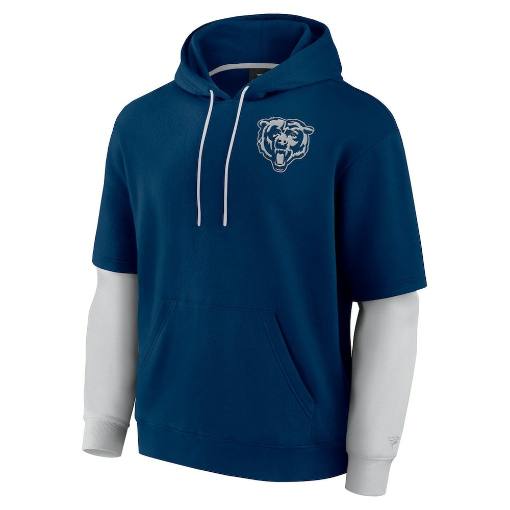 Unisex Sleek Elements Pullover Hoodie - Chicago Bears