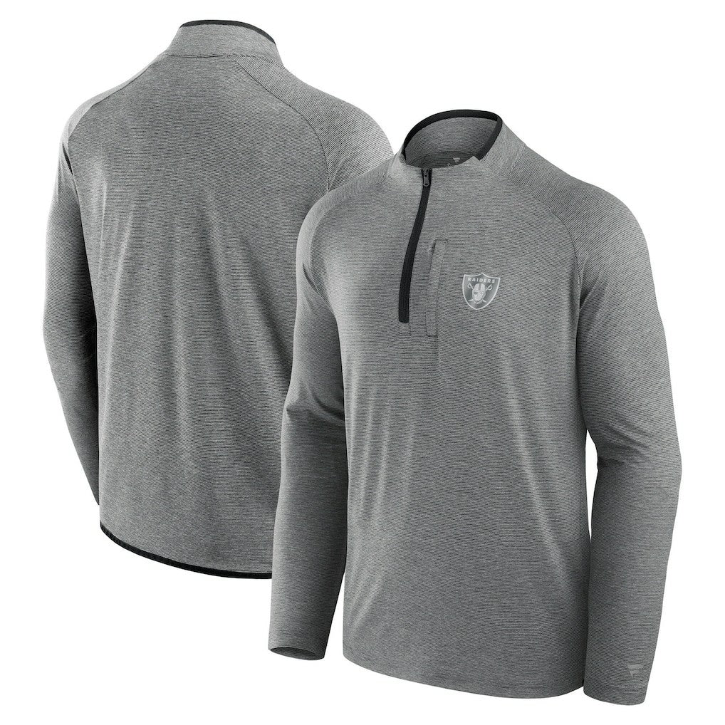 Unisex Front Office Performance Primary Quarter-Zip Jacket - Las Vegas Raiders