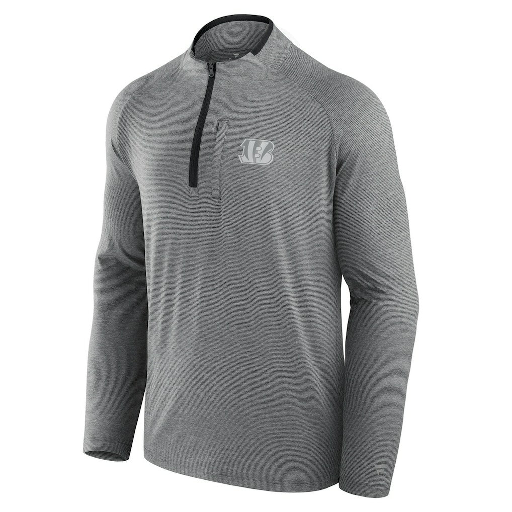 Unisex Front Office Performance Primary Quarter-Zip Jacket - Cincinnati Bengals