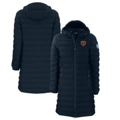 Cutter & Buck Women's Throwback Logo Mission Ridge Repreve Eco Insulated Full-Zip Puffer Jacket - Chicago Bears