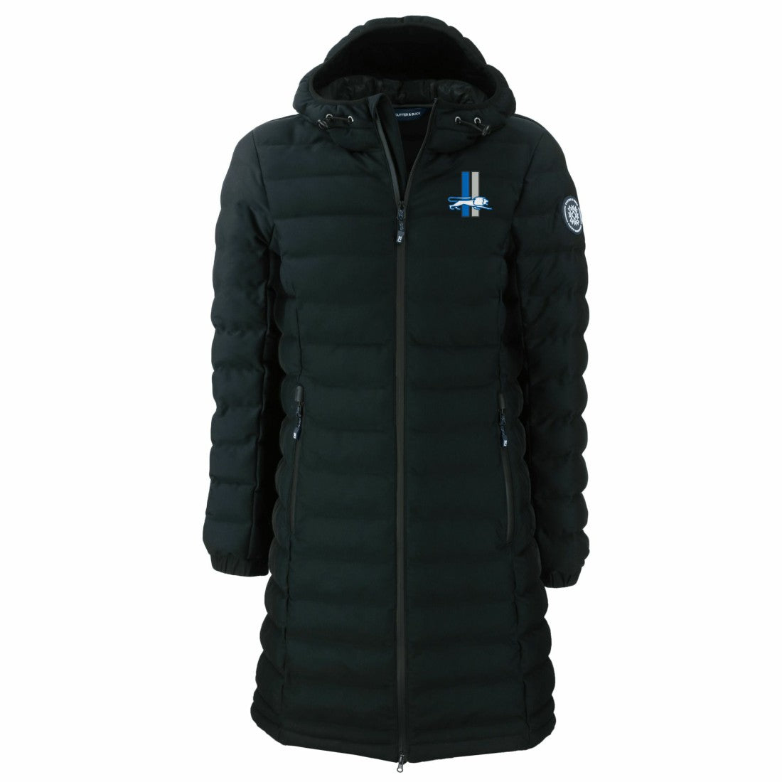 Cutter & Buck Women's Throwback Logo Mission Ridge Repreve Eco Insulated Full-Zip Puffer Jacket - Detroit Lions