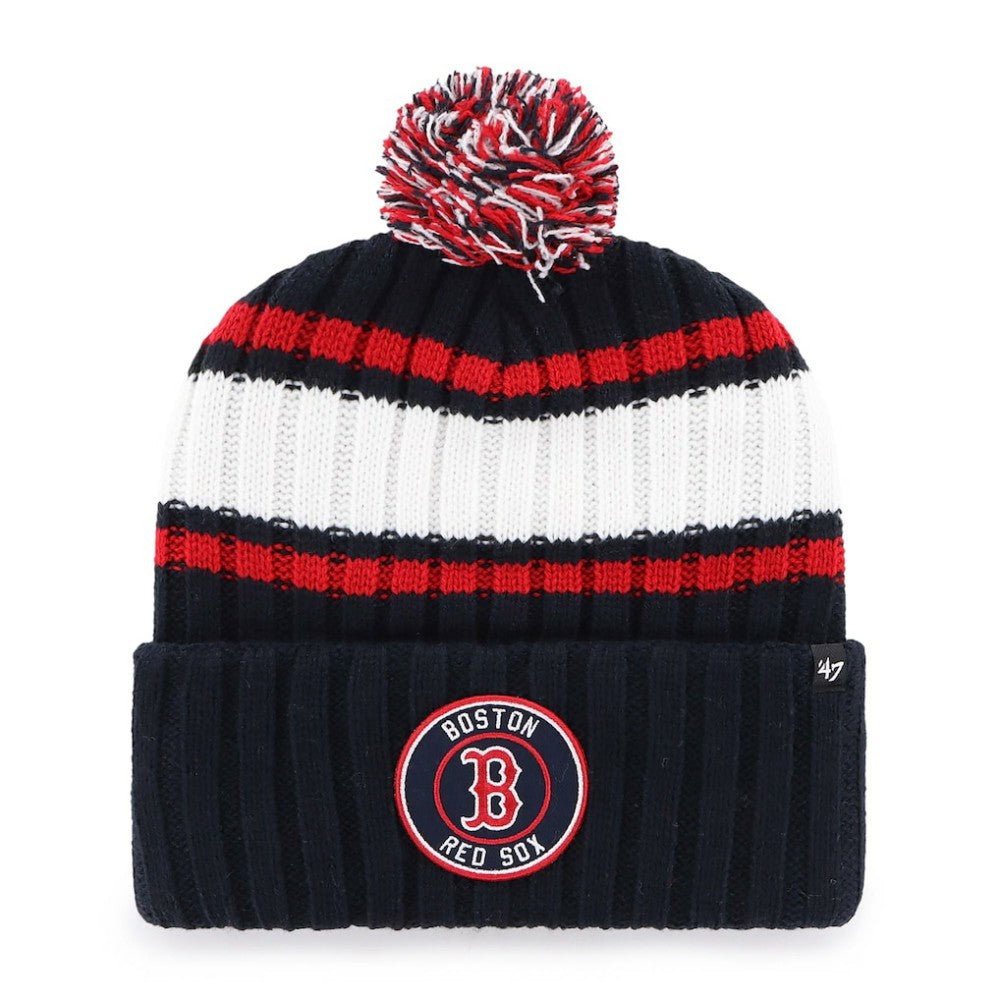MLB Boston Red Sox '47 Plateau Cuffed Knit Hat with Pom