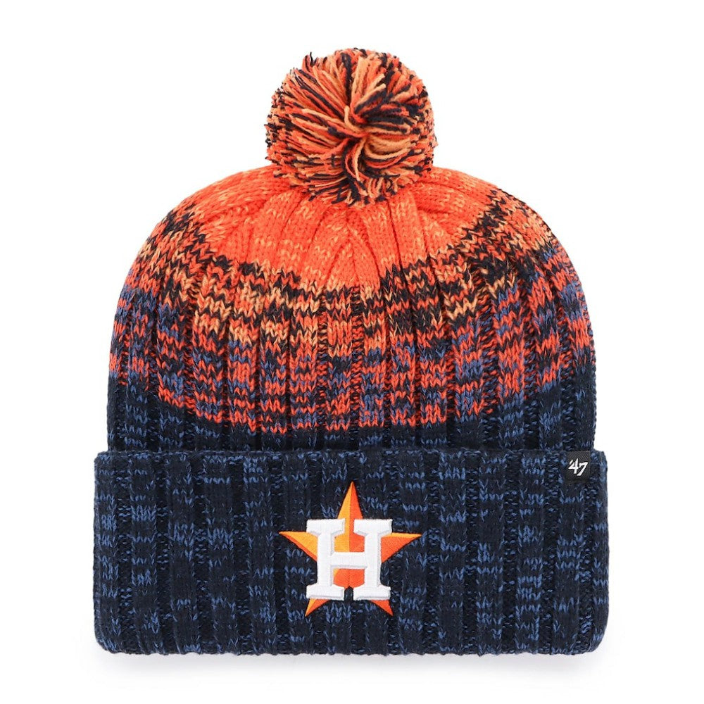 MLB Houston Astros '47 Cascade Cuffed Knit Hat with Pom