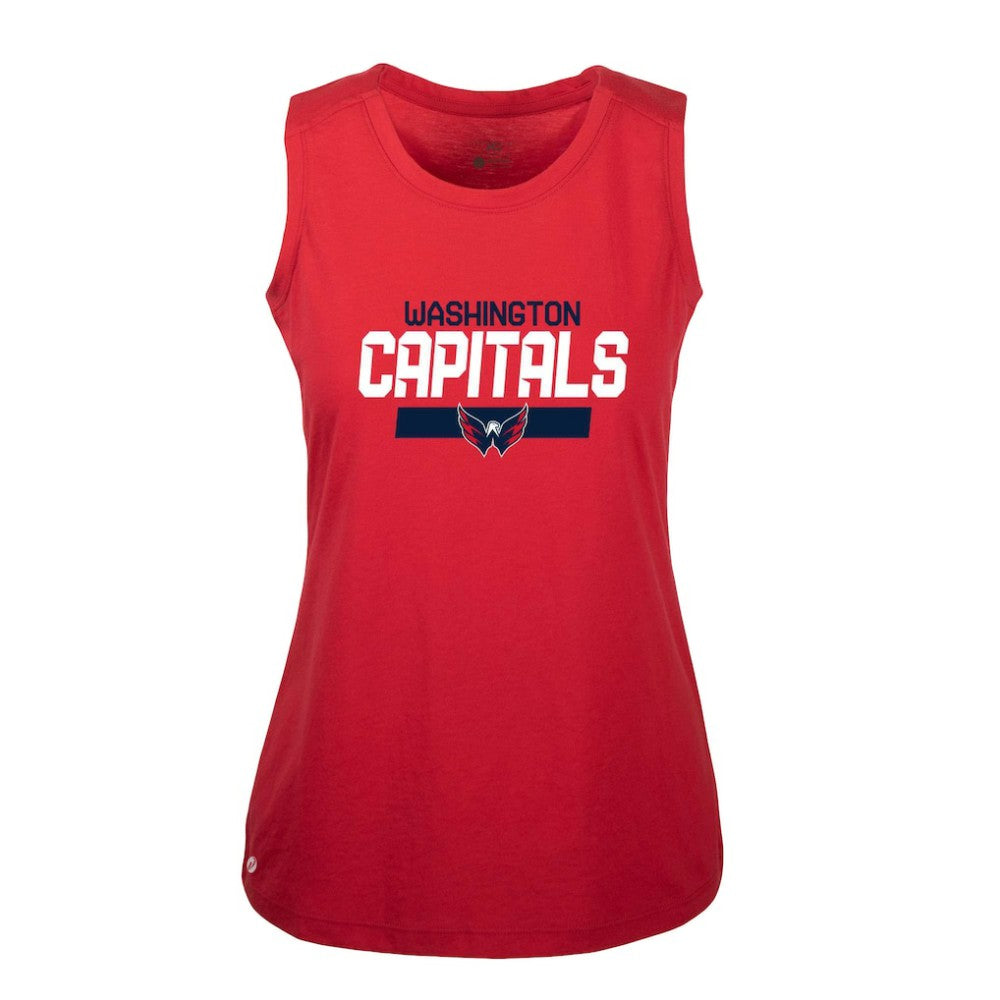 NHL Red Alexander Ovechkin Washington Capitals Levelwear Women's Macy Player Name & Number Tank Top