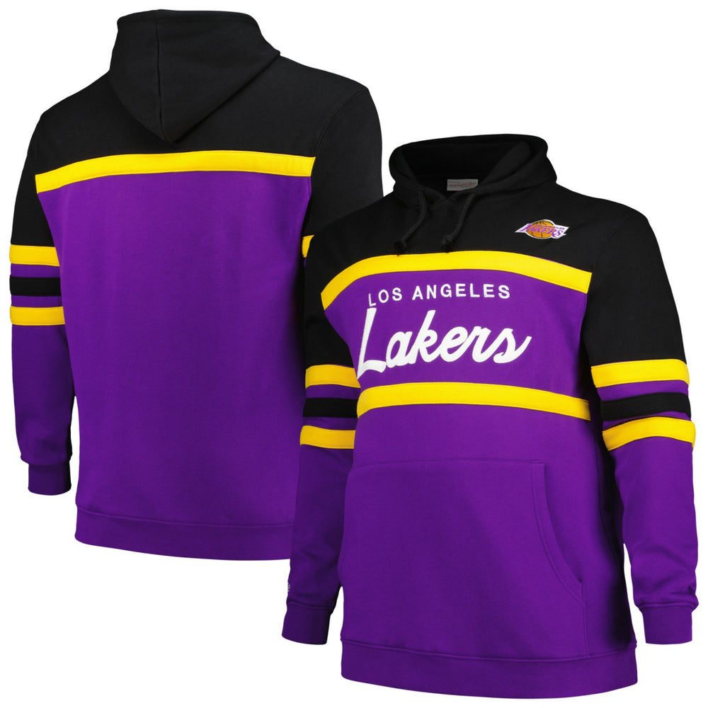 NBA Los Angeles Lakers Big & Tall Hardwood Classics Head Coach Pullover Hoodie
