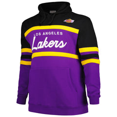 NBA Los Angeles Lakers Big & Tall Hardwood Classics Head Coach Pullover Hoodie