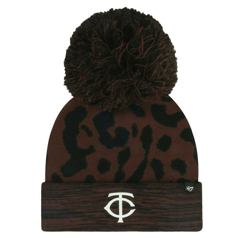 MLB Minnesota Twins '47 Women's Rosette Cuffed Knit Hat with Pom