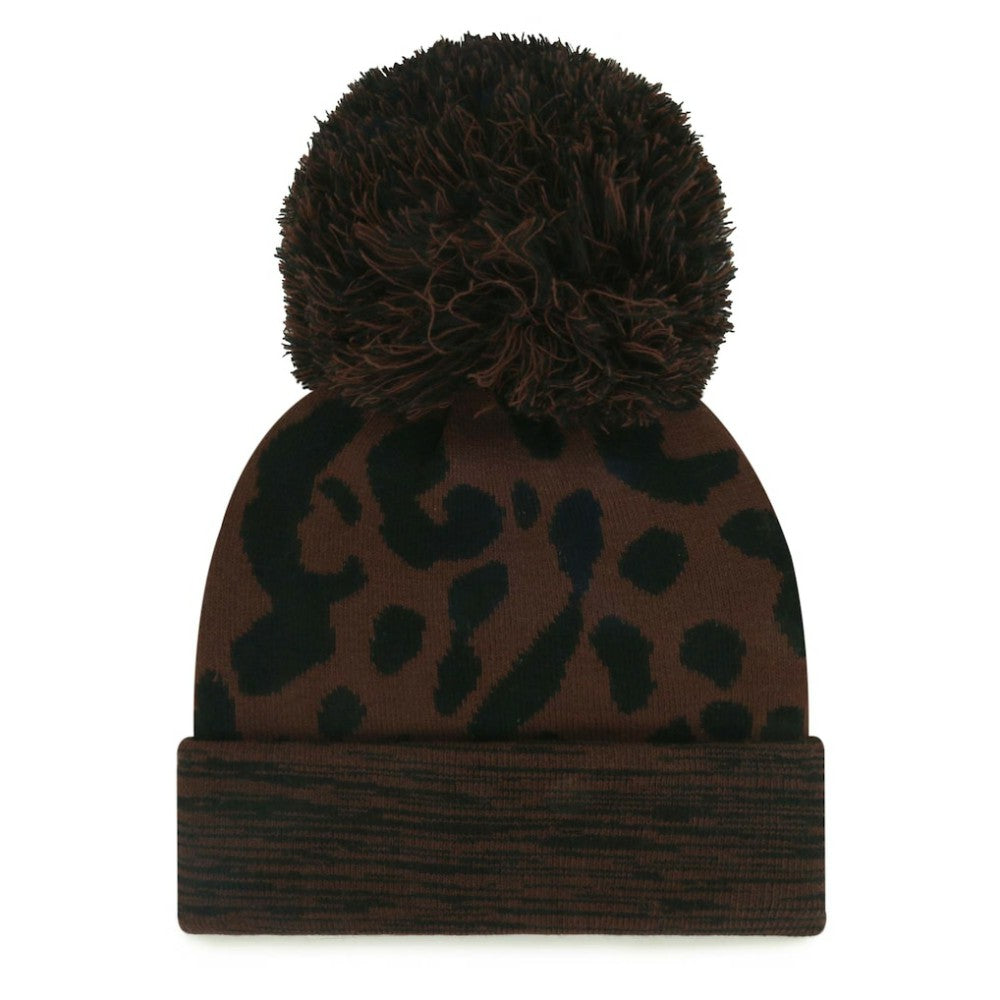 MLB Athletics '47 Women's Rosette Cuffed Knit Hat with Pom