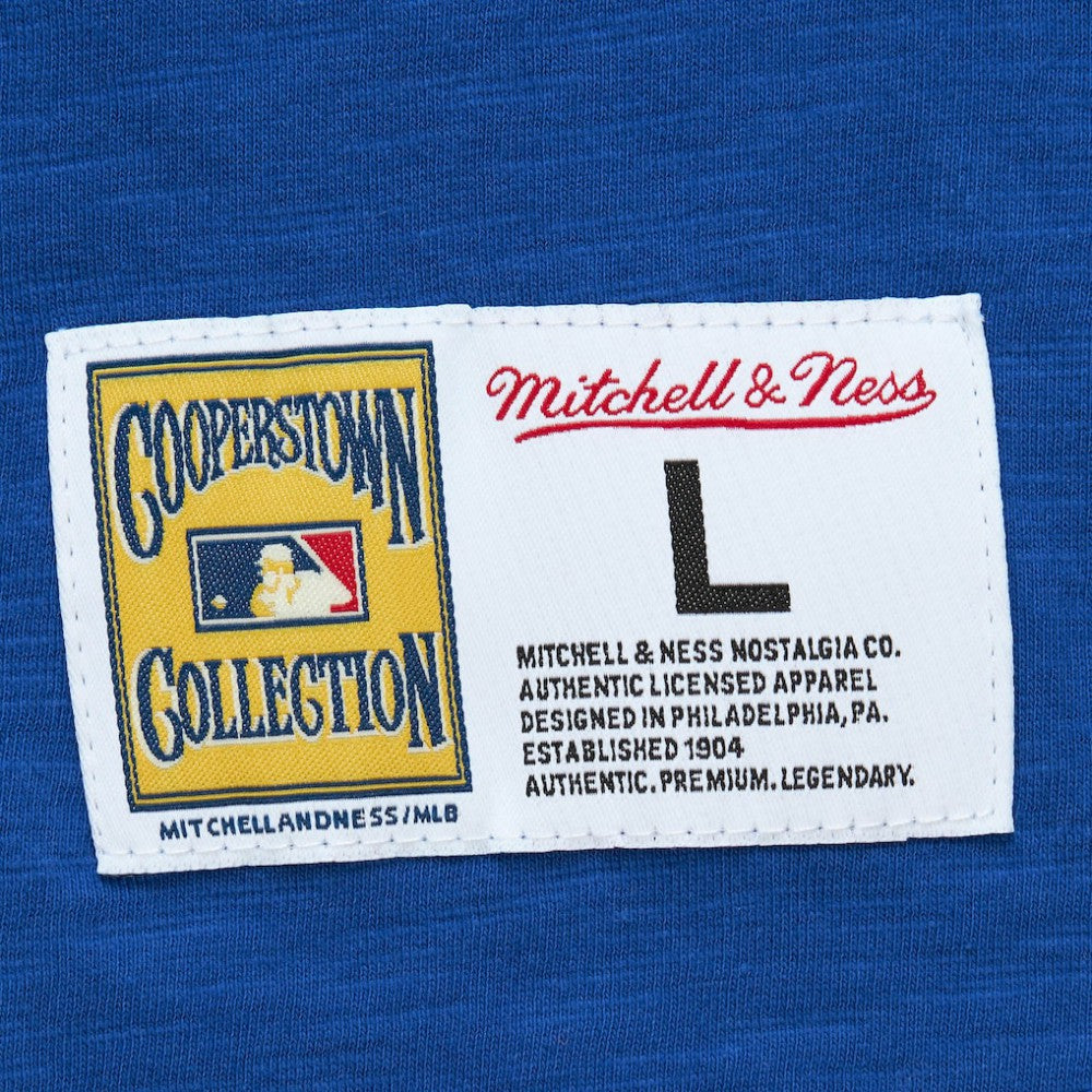 MLB Atlanta Braves Mitchell & Ness Cooperstown Collection Legendary Raglan Slub Henley 3/4-Sleeve T-Shirt