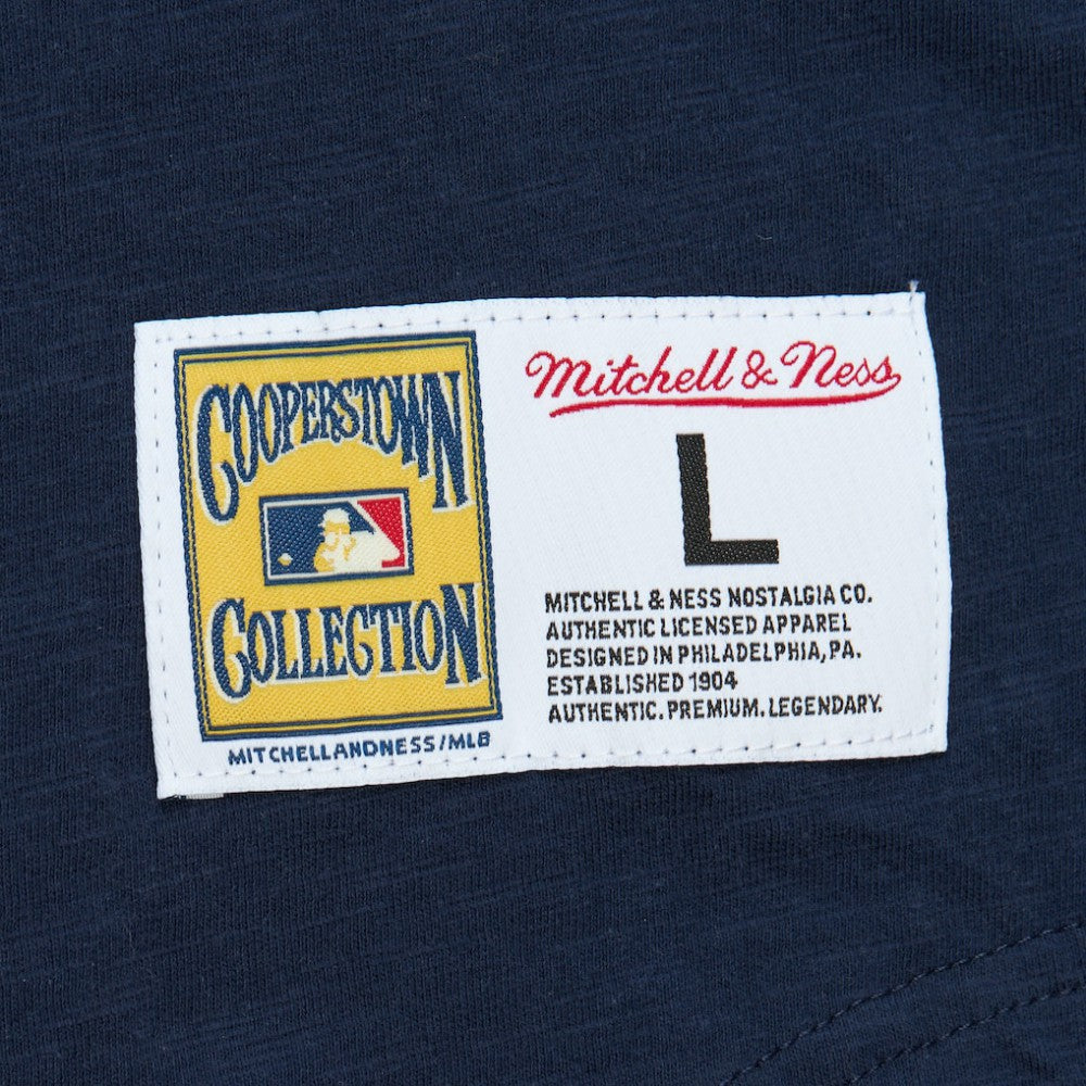 MLB Boston Red Sox Mitchell & Ness Cooperstown Collection Legendary Raglan Slub Henley 3/4-Sleeve T-Shirt