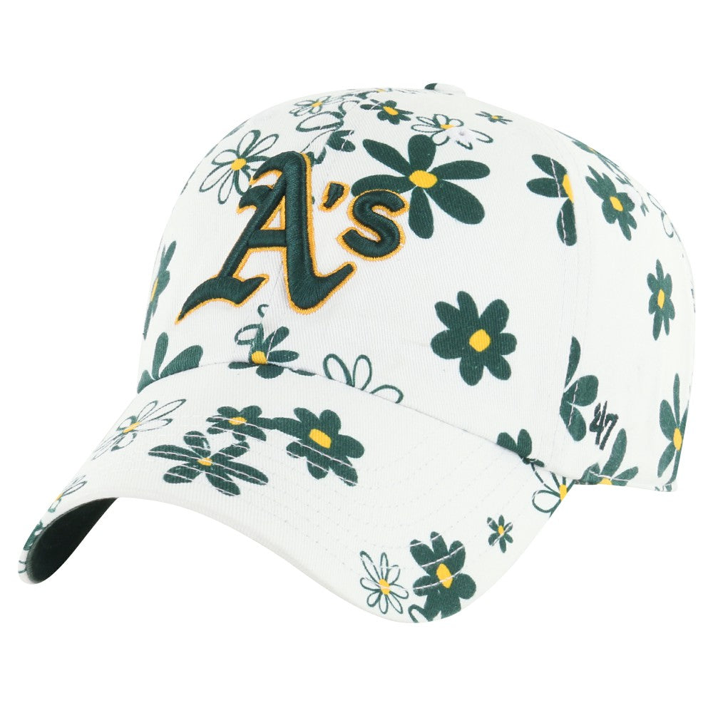 MLB Athletics '47 Girls Youth Daisy Delight Clean Up Adjustable Hat