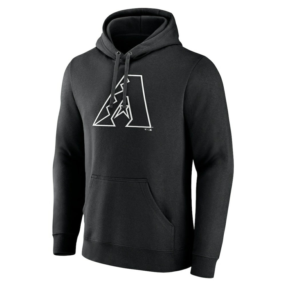 MLB Arizona Diamondbacks Monochrome Personalized Name & Number Pullover Hoodie