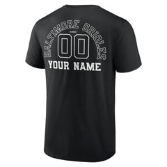 MLB Baltimore Orioles Monochrome Personalized Name & Number T-Shirt