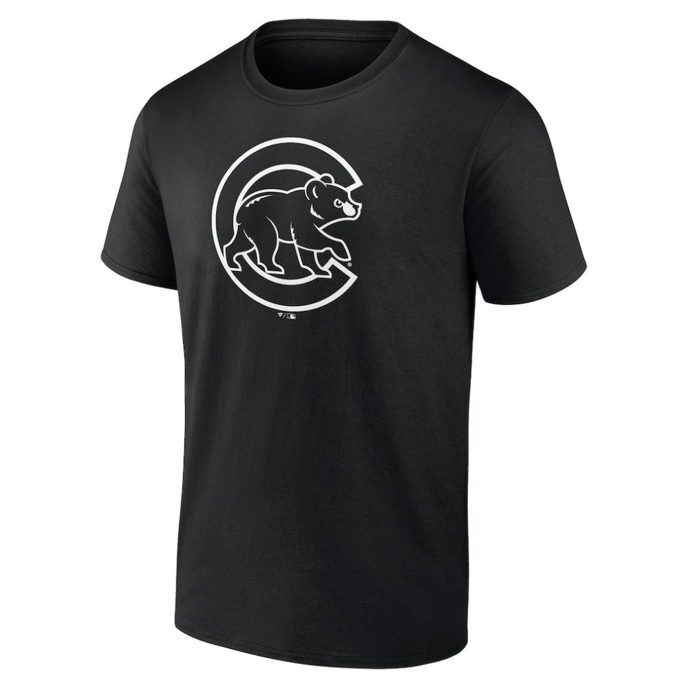 MLB Chicago Cubs Monochrome Personalized Name & Number T-Shirt