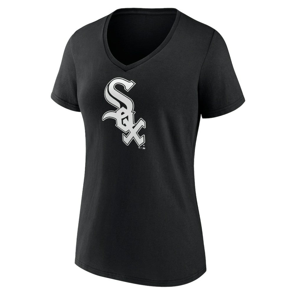 MLB Chicago White Sox Women's Monochrome Personalized Name & Number V-Neck T-Shirt