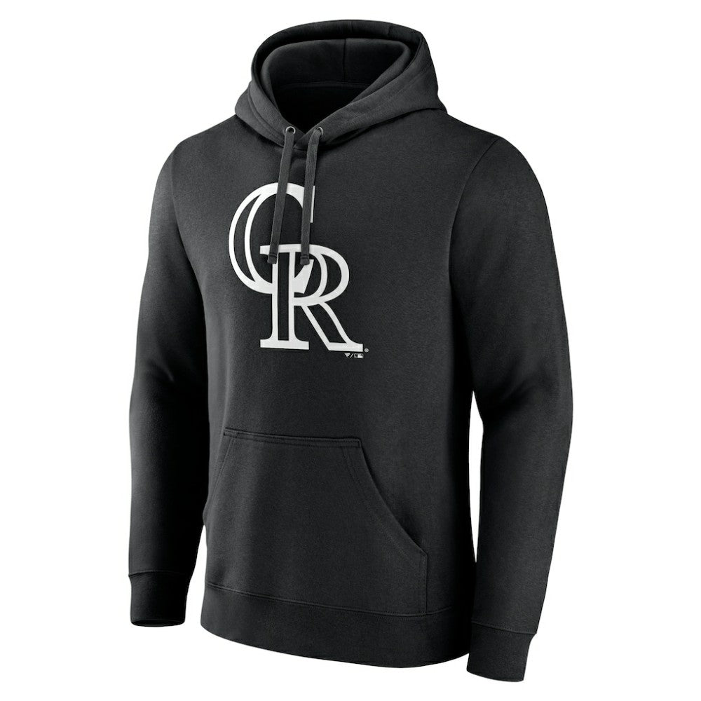 MLB Colorado Rockies Monochrome Personalized Name & Number Pullover Hoodie