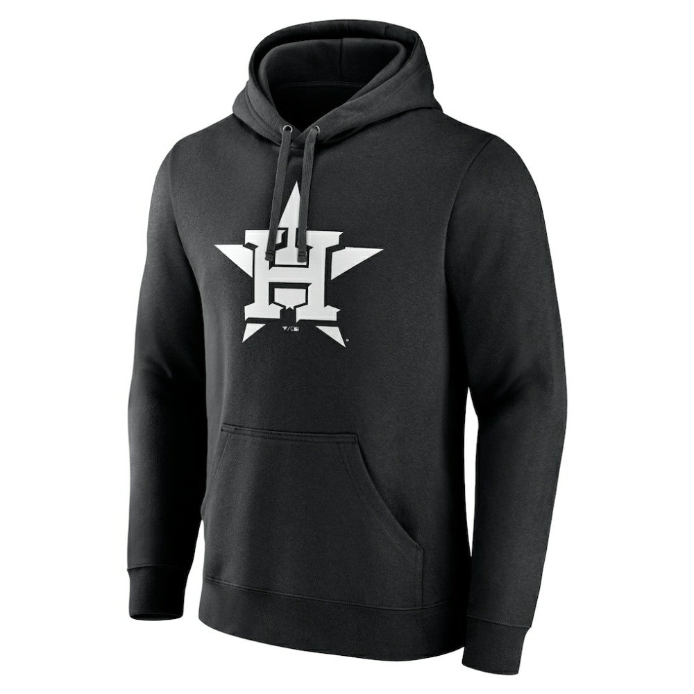 MLB Houston Astros Monochrome Personalized Name & Number Pullover Hoodie