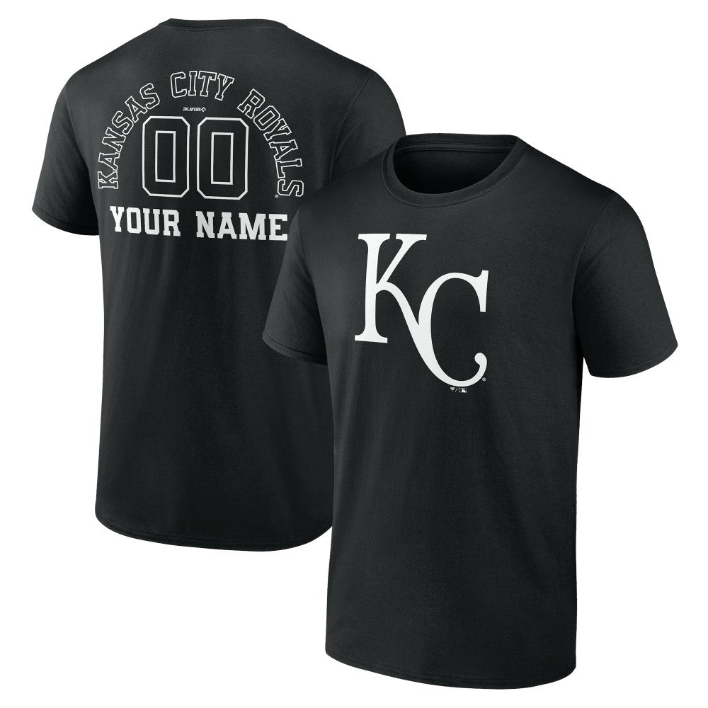 MLB Kansas City Royals Monochrome Personalized Name & Number T-Shirt