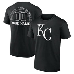 MLB Kansas City Royals Monochrome Personalized Name & Number T-Shirt