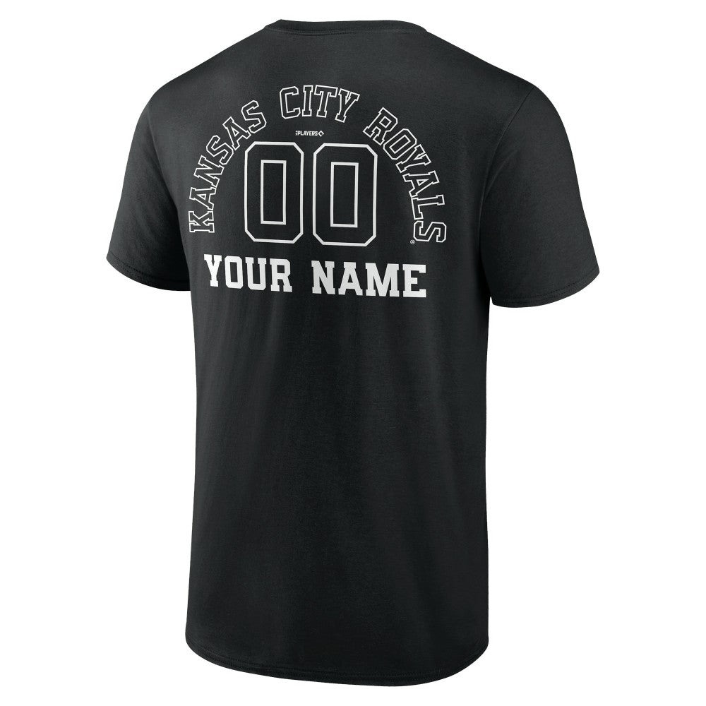 MLB Kansas City Royals Monochrome Personalized Name & Number T-Shirt