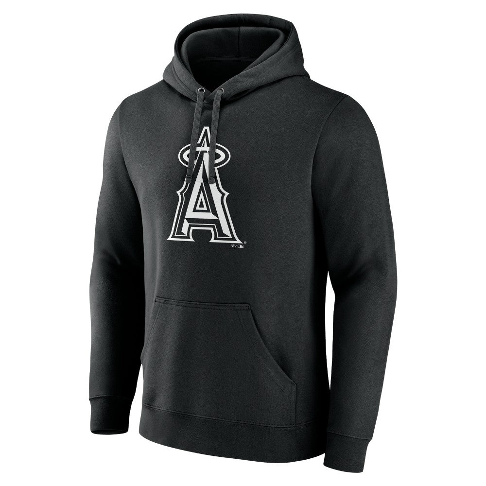 MLB Los Angeles Angels Monochrome Personalized Name & Number Pullover Hoodie