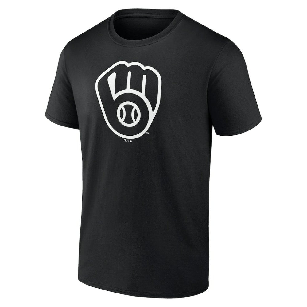 MLB Milwaukee Brewers Monochrome Personalized Name & Number T-Shirt