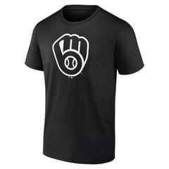 MLB Milwaukee Brewers Monochrome Personalized Name & Number T-Shirt