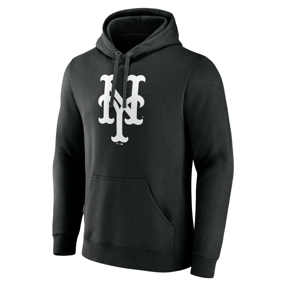 MLB New York Mets Monochrome Personalized Name & Number Pullover Hoodie