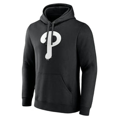 MLB Philadelphia Phillies Monochrome Personalized Name & Number Pullover Hoodie