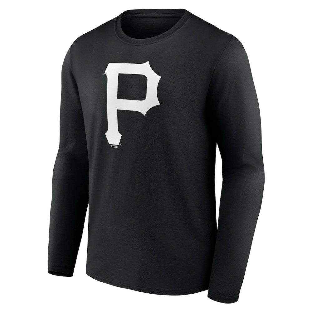 MLB Pittsburgh Pirates Monochrome Personalized Name & Number Long Sleeve T-Shirt
