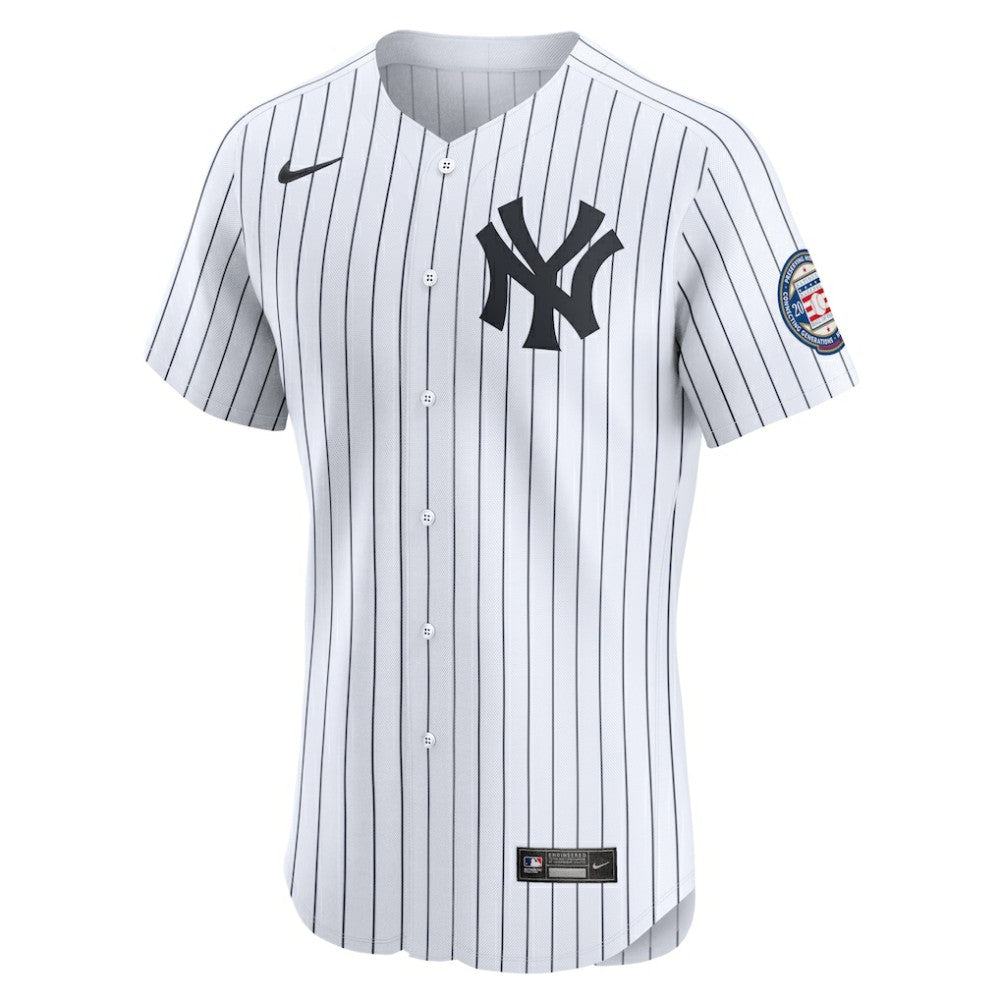 MLB Derek Jeter New York Yankees Nike Home 2020 Hall of Fame Induction Patch Elite Player Jersey