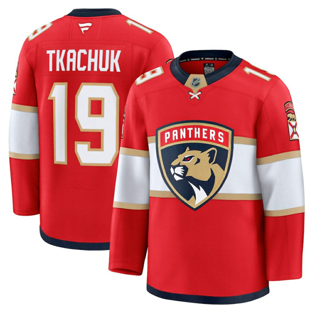 NHL Red Matthew Tkachuk Florida Panthers Fanatics Home Premium Jersey