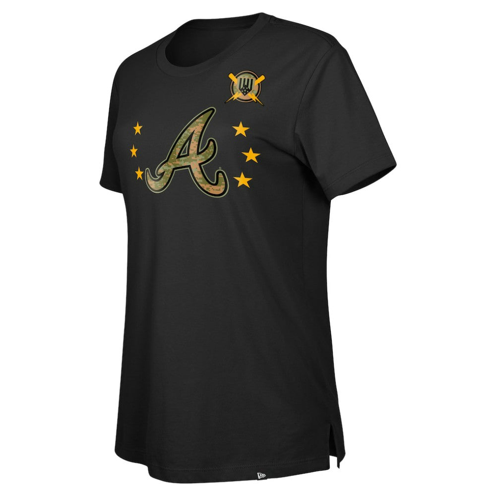 MLB Atlanta Braves New Era Women's Armed Forces Day T-Shirt