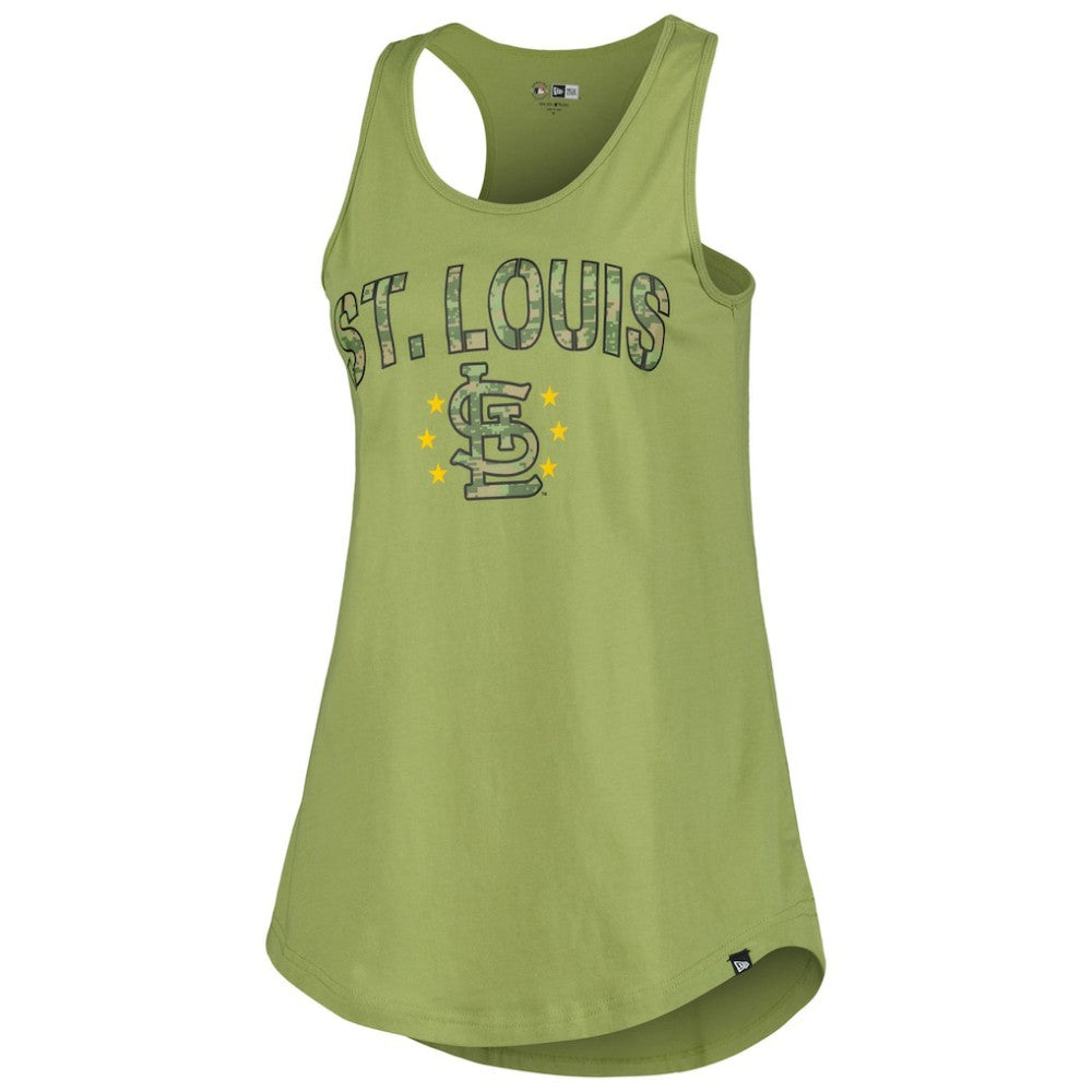 MLB St. Louis Cardinals New Era Women's Armed Forces Day Tank Top