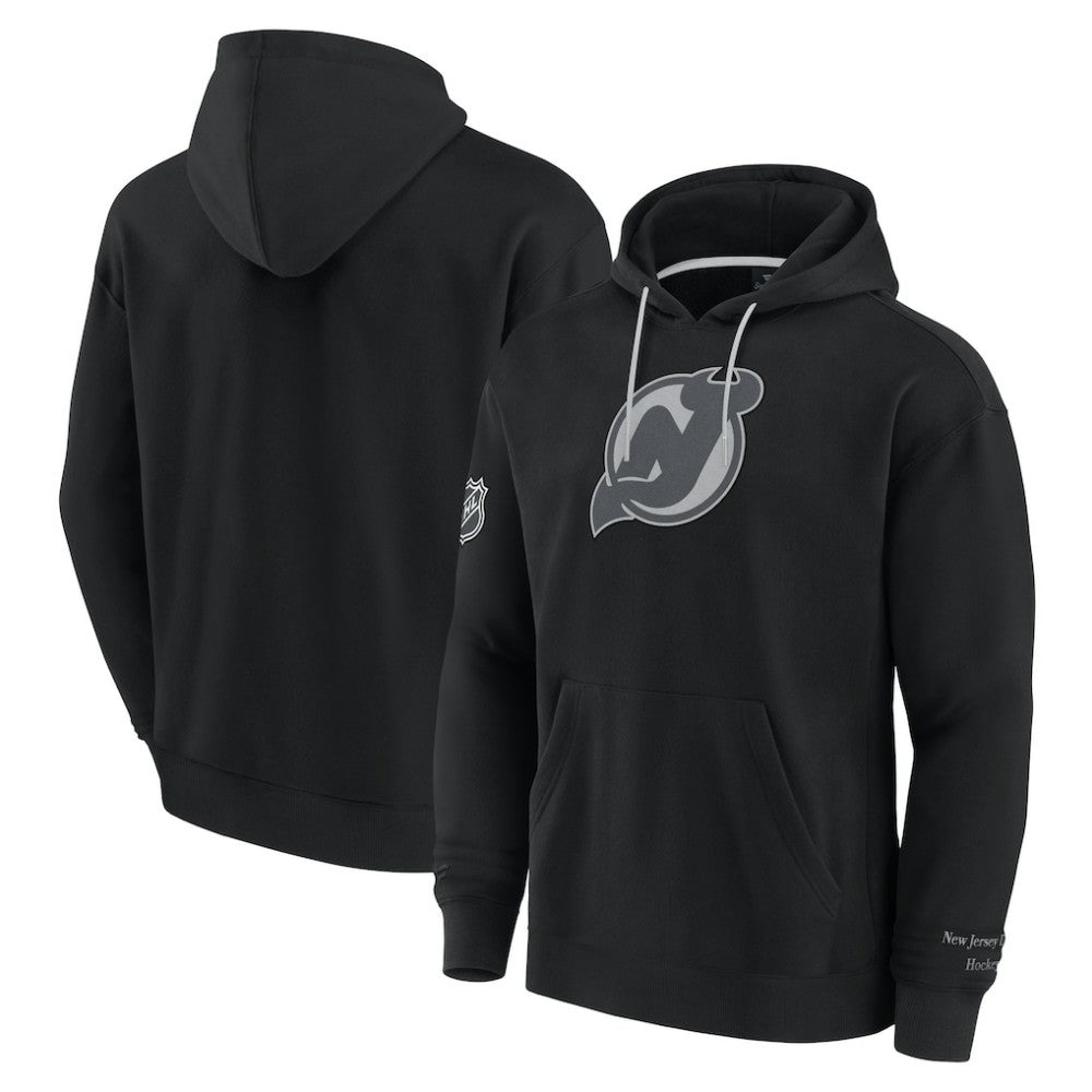 NHL Black New Jersey Devils Fanatics Elements Pace Pullover Hoodie