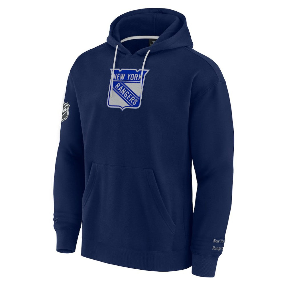 NHL Blue New York Rangers Fanatics Elements Pace Pullover Hoodie