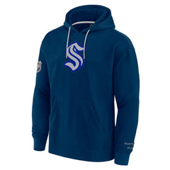 NHL Deep Sea Blue Seattle Kraken Fanatics Elements Pace Pullover Hoodie