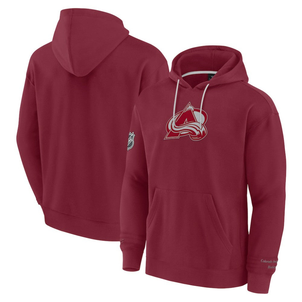 NHL Burgundy Colorado Avalanche Fanatics Elements Pace Pullover Hoodie