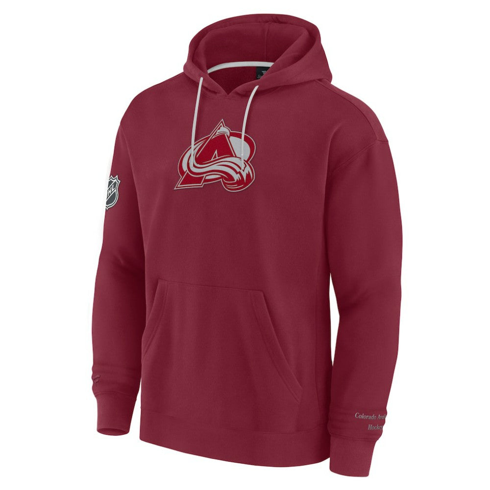 NHL Burgundy Colorado Avalanche Fanatics Elements Pace Pullover Hoodie