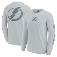 NHL Gray Tampa Bay Lightning Fanatics Elements Strive Long Sleeve T-Shirt