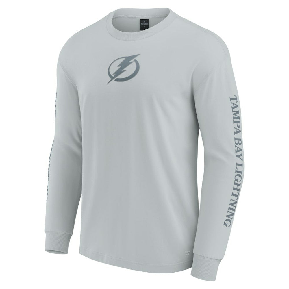 NHL Gray Tampa Bay Lightning Fanatics Elements Strive Long Sleeve T-Shirt
