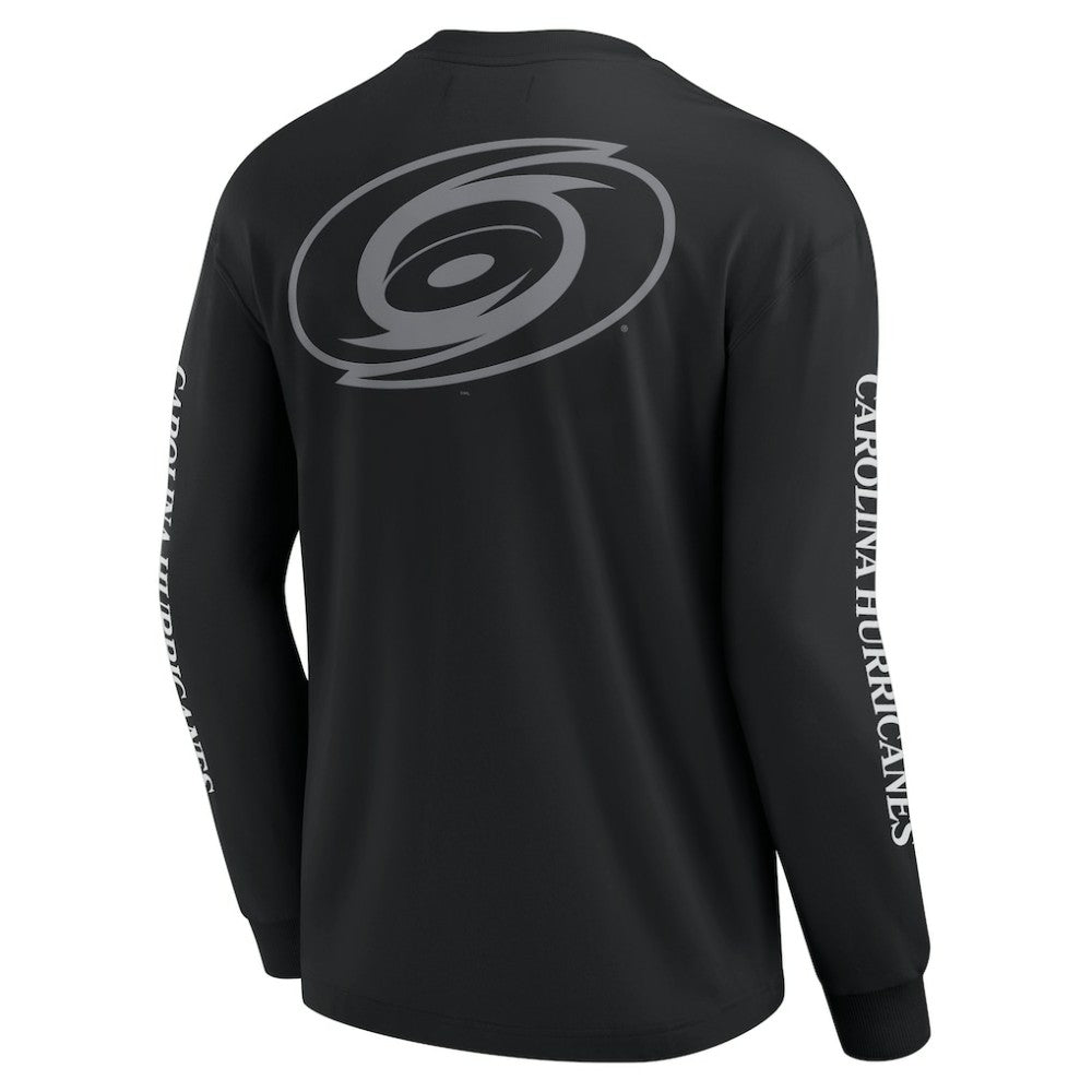 NHL Black Carolina Hurricanes Fanatics Elements Strive Long Sleeve T-Shirt