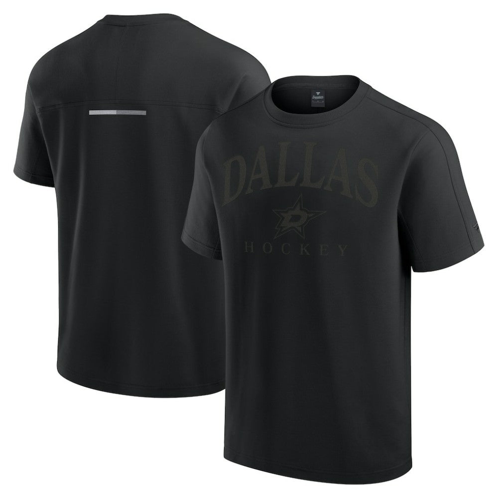 NHL Black Dallas Stars Fanatics Elements Flex Tri-Blend T-Shirt