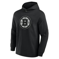 NHL Black Boston Bruins Fanatics Elements Blaze Tri-Blend Long Sleeve Hoodie T-Shirt