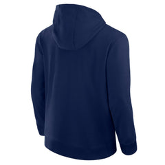 NHL Navy Seattle Kraken Fanatics Elements Tonal Primary Tri-Blend Full-Zip Hoodie