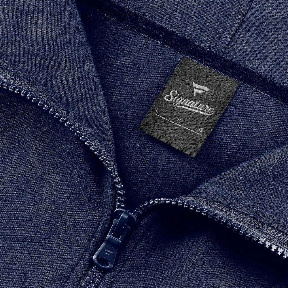 NHL Navy Seattle Kraken Fanatics Elements Tonal Primary Tri-Blend Full-Zip Hoodie