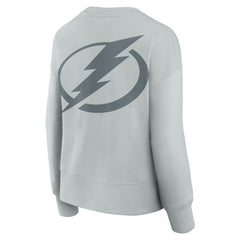 NHL Gray Tampa Bay Lightning Fanatics Women's Elements Flow Pullover Sweatshirt