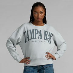 NHL Gray Tampa Bay Lightning Fanatics Women's Elements Flow Pullover Sweatshirt